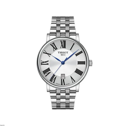 TISSOT Men’s Quartz Swiss Made Stainless Steel Silver Dial 40mm Watch T122.410.11.033.00