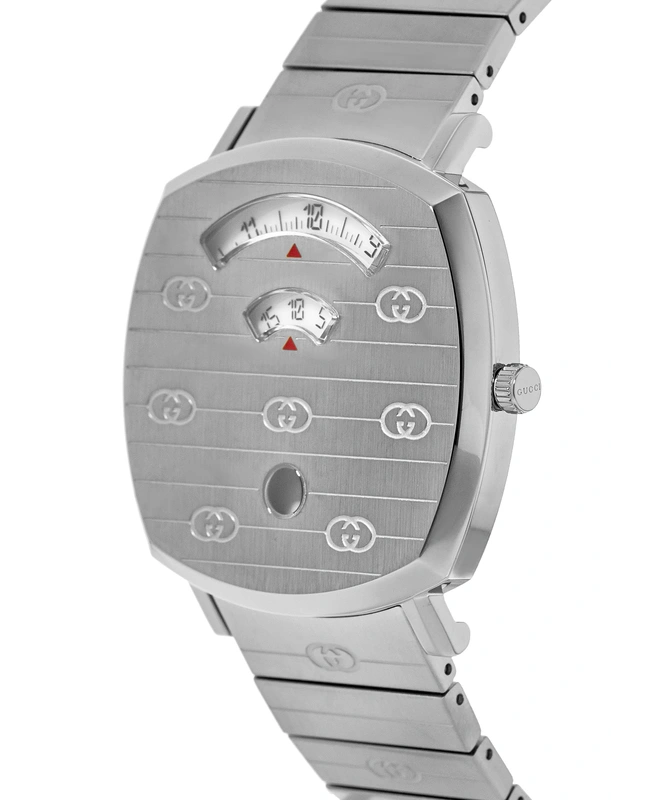 Gucci Women’s Swiss Made Quartz Stainless Steel White Dial 35mm Watch YA157401